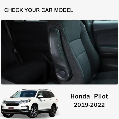 Vista 2 de Fundas para reposabrazos de asiento de coche para Honda Pilot 2019-2022/ Ridgeline 2017-2023/ Passport 2019-2023, Protector de reposabrazos