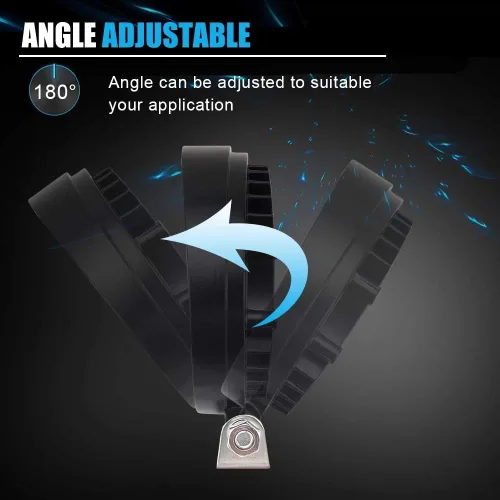 Vista 2 de Luz LED redonda de 42W, módulos de luz LED de 4.5 pulgadas, luces de trabajo de haz concentrado e inundación de 12V 24V, luces de conducción