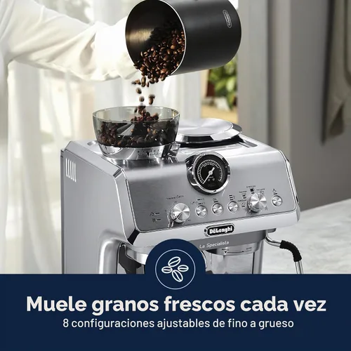 Vista 3 de De'Longhi La Specialista Arte Evo - Máquina de café expreso con molinillo
