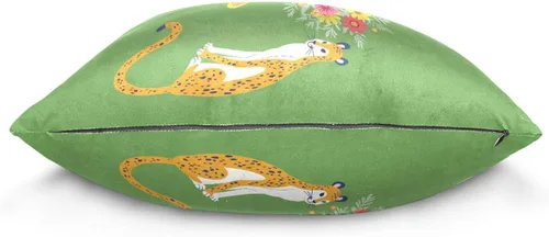 Vista 3 de Fundas de Almohadas Decorativas 16x16 Pulgadas Suaves Cómodas Decorativas Cuadradas Funda de Cojín para Hogar Sofá Sillón Cama Oficina Coche