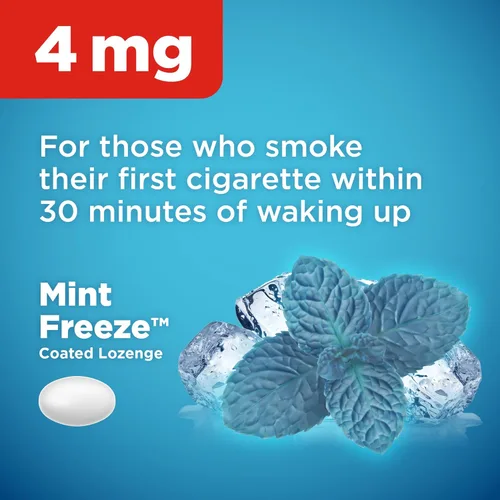 Vista 2 de Yaxa Basic Care - Pastillas recubiertas de nicotina polacrilex con sabor a menta helada, 4 mg, ayuda para dejar de fumar, 120