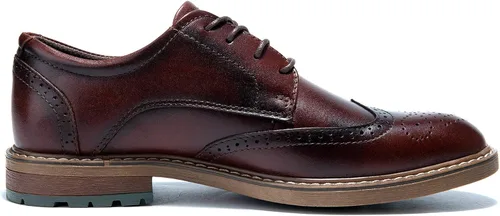 Vista 3 de Zapatos de vestir Oxford casuales con cordones para hombre