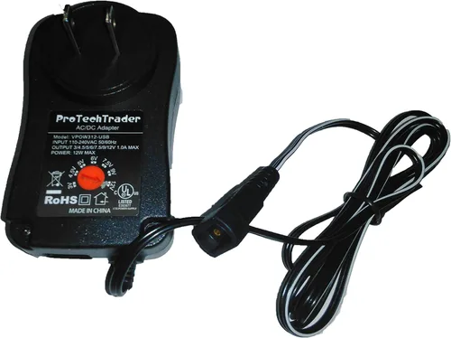 Vista 3 de 3vdc -12 voltios adaptador de corriente AC/DC universal puerto USB 8 puntas reversibles polaridad positiva o negativa punta central 3v 4.5v 5v 6v