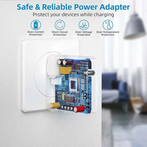 Vista 5 de Furgor Cargador Mac Book Pro - Cargador USB C de 118 W, cargador rápido compatible con MacBook Pro, MacBook Air, M1 M2 M3 M4 M5, iPad pro, Samsung