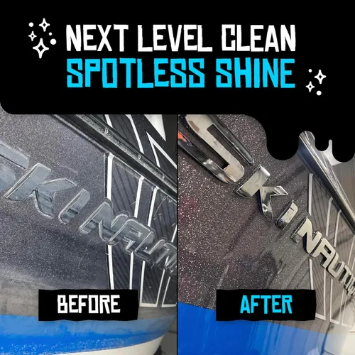 Vista 3 de Boat Juice Extreme Boat Cleaner - Removedor de manchas de agua para barcos y limpiador de casco de barco, 32 onzas