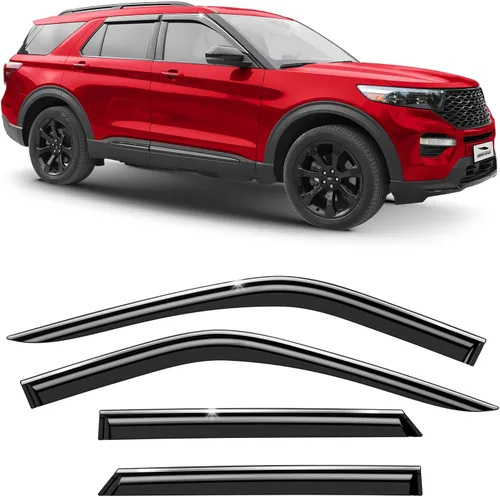 Vista 18 de Voron Glass - Protectores de lluvia adhesivos extra duraderos para Honda CR-V 2017-2022, deflectores de ventana, viseras de ventilación, 6 piezas