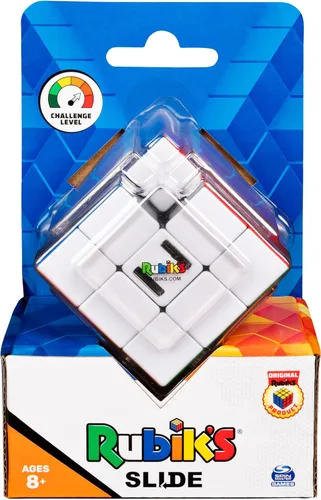 Vista 2 de Rubik's Cubo, tobogán, cubo avanzado de 3 x 3, rompecabezas de cerebro para resolver problemas, rompecabezas clásico a juego de colores, juguete