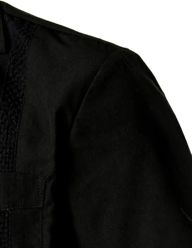 Vista 6 de VATPAVE Camisas de guayabera cubana de manga corta con botones para hombre