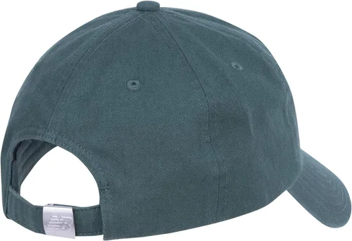 Vista 2 de New Balance Gorra de 6 paneles para estilo de vida y uso atlético, talla única, Reloj nocturno verde