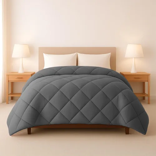 Vista 10 de Lux Decor Collection - Edredón acolchado pesado de calidad premium, relleno de edredón, con pestañas de esquina, relleno de microfibra de felpa