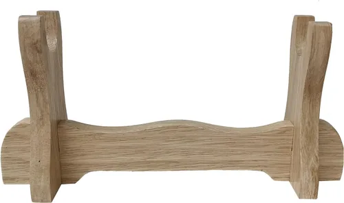 Vista 2 de Katana Stand Asamblea de madera Samurai Espada Soporte Soporte Soporte Exhibición