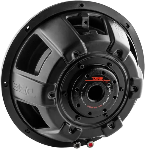 Vista 8 de DS18 PSW10.4S Subwoofer de montaje poco profundo de 10 pulgadas, 1000 vatios, potencia máxima, 500 vatios, bobina de voz única RMS 4 OHMS resistente
