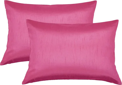 Vista 35 de Aiking Home - Funda de almohada decorativa rectangular de seda sintética de 12 x 18 pulgadas, cierre de cremallera, color aguamarina (juego de 2)