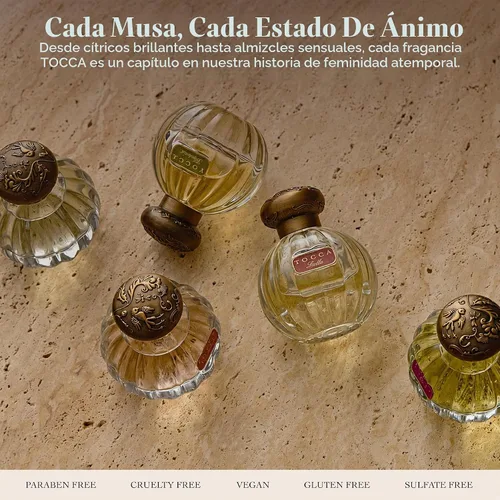 Vista 5 de Tocca Perfume para mujer, fragancia Simone, 0.68 oz (0.7 fl oz) - Fresh Floral - Breezy, Sparkling, Radiant