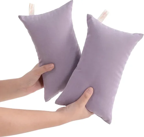 Vista 24 de NTBAY Tiny Pillows, almohada de microfibra alternativa de plumón de 7 x 11 pulgadas para viajes, mascotas, suave lavable a máquina, almohadas