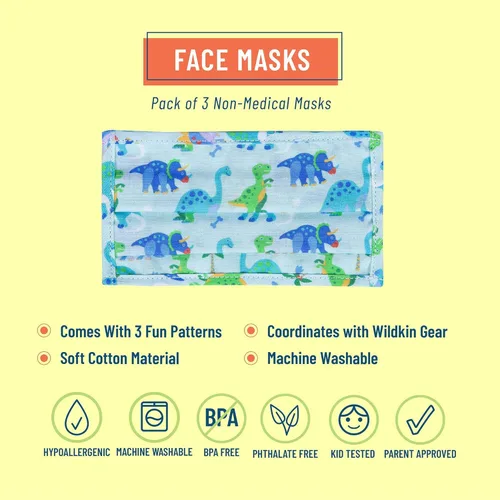Vista 5 de Wildkin - Mochila infantil de 16 pulgadas con máscara facial (héroes)