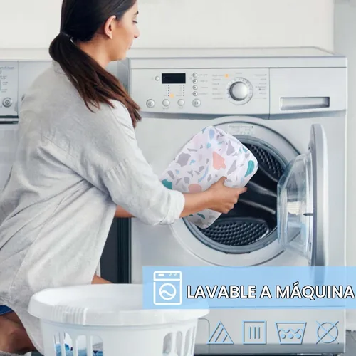Vista 6 de Funda para carrito de compras para bebé 2 en 1 Funda para silla alta con arnés de seguridad Multifuncional Patrón de manchas blancas Cubiertas