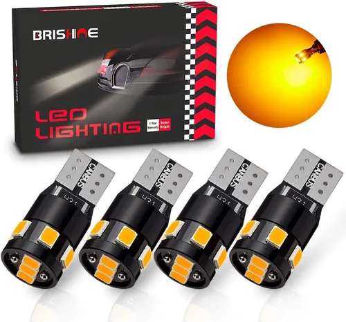 Bombillas 194 168 2825 W5W T10 LED de 300 lúmenes, extremadamente brillantes, sin errores, Canbus, 9 conjuntos de chips LED SMD 2835 para luz de