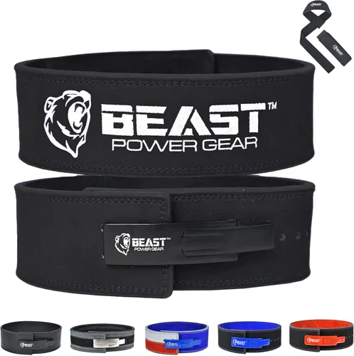 Vista 8 de Beast Power Gear Hebilla de palanca para cinturón de levantamiento de pesas, 0.394 in, 0.512 in de grosor y correa libre de 4 pulgadas