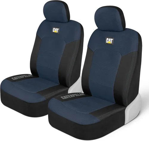 Vista 12 de Fundas de asiento para coches, camiones y SUV Cat MeshFlex – Fundas de asiento grises para asientos delanteros, protectores de asiento de camión