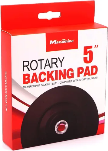 Vista 4 de Maxshine Almohadilla de respaldo giratoria universal de 5" con gancho y bucle, placa de pulido (125mm) - Compatible con pulidoras rotativas