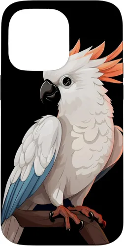 Vista 21 de iPhone 16 Cockatoo Parrot Tropical Bird Case