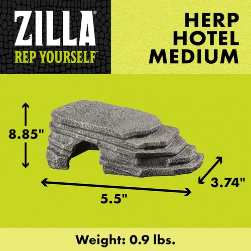 Vista 2 de Zilla Herp Hotel, plataforma naturalista para geckos leopardo, dragones barbudos, anoles, mediano