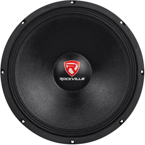 Rockville RVP15W4 1000 Watt 15" Subwoofer DJ Raw 4 Ohm Subwoofer 51OZ Imán Negro | 1000W Peak, 500W RMS, Replacement Woofer, 2.5" CCAW Voice Coil,