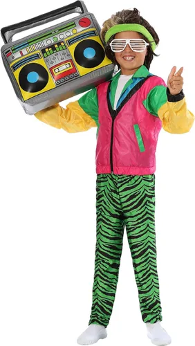 Vista 2 de Fun Costumes Disfraz de Jock de los años 80 para niño, pequeño, multicolor