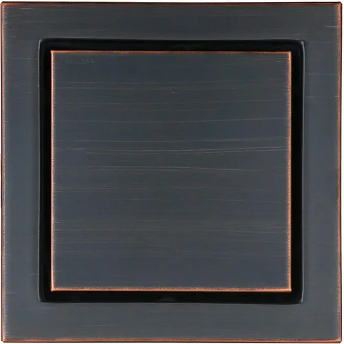 Vista 44 de RANDOM Drenaje de ducha redondo SUS304 de acero inoxidable dorado cepillado Drenaje de ducha de 4 pulgadas con brida de base de PVC ajustable