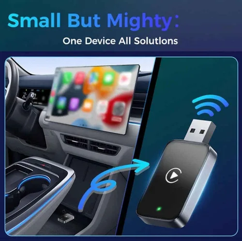 Vista 4 de Car Wireless CarPlay Adapter for BMW X3 X4 X5 X6 2017-2025 A-matching Head
