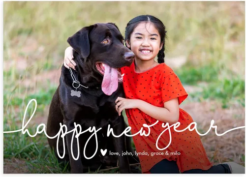 Vista 12 de Let's Make Memories - Tarjetas navideñas personalizadas con sobres, tarjetas navideñas de 5 x 7 pulgadas, sobres blancos, Sparkle Border