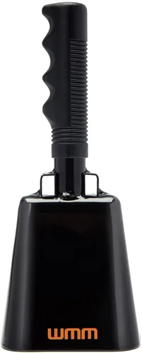 Cencerro de acero de 10 pulgadas con asa, campana de animación para eventos deportivos, grandes campanas y campanillas de escuela sólidas,