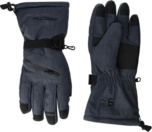 Vista 7 de Arctix Guantes de descenso aislados para mujer, Rojo - Negro
