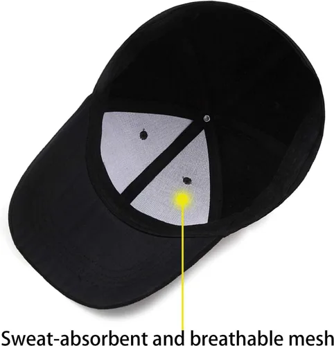 Vista 5 de Gorra de béisbol unisex para papá, gorra de atletismo para adultos, ajustable