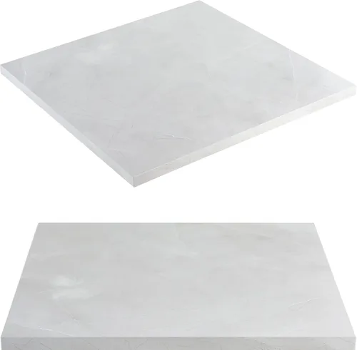 Vista 23 de Kaboon Mesa universal de 24 x 24 pulgadas, paquete de 2, solo encimera reversible de melamina, uso doméstico o comercial en interiores, 1 pulgada