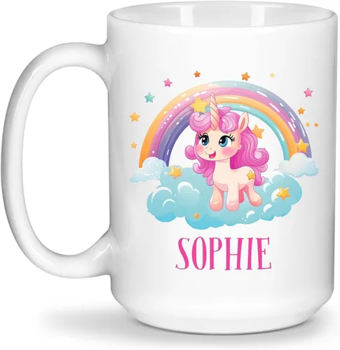 Vista 19 de Taza de café de libro de lectura de princesa personalizada, taza de té personalizada con diseño de libro, regalo personalizado para elegir el nombre
