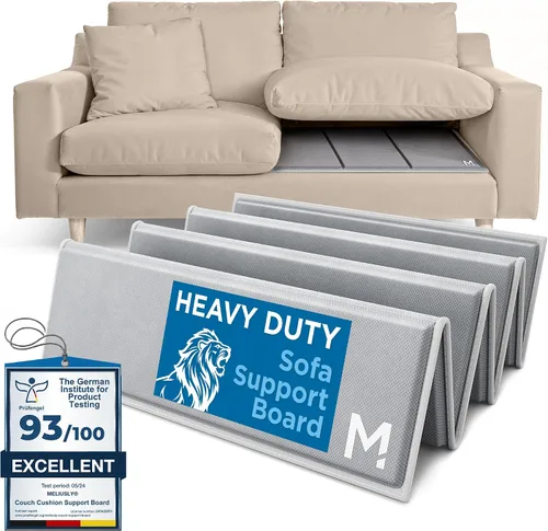 Vista 8 de Tabla de apoyo para cojines de sofá caídos (21 x 48 pulgadas) Deep Seat Support Under Cushions - Heavy Duty Wood Board for Loveseat & Sectional