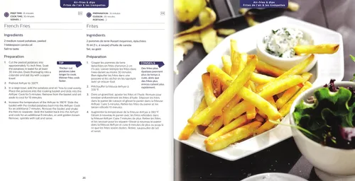 Vista 5 de Philips Kitchen Appliances Philips Airfryer - Libro de cocina con 150 recetas saludables simples y deliciosas, para modelos de estrella de mar