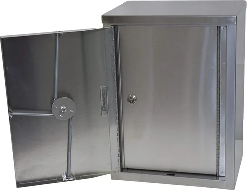 Vista 5 de Omnimed 181651 Armario narcótico de doble puerta con 2 estantes, 8"/profundo