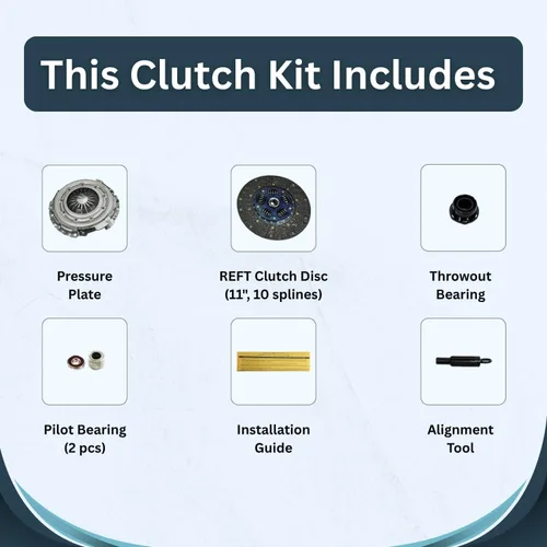 Vista 2 de EFT - Kit de embrague resistente para Chevy Silverado y GMC Sierra 1500 4.3L V6 2001-2007 – Reemplazo OEM para un rendimiento mejorado y un