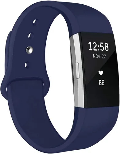 Vista 9 de Correas compatibles con Fitbit Charge 2, correas de repuesto de silicona suave, correas deportivas ajustables, accesorios para Fitbit Charge 2