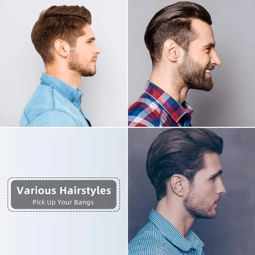 Vista 2 de Juego de 3 peines para peinar, texturizar, tri-peine, cepillos de doble cara, moldeador de dientes anchos y herramientas húmedas para cabello largo