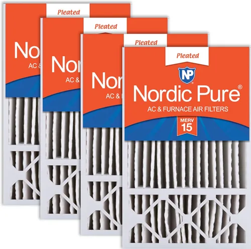 Vista 39 de Nordic Pure - Filtro de aire, 16x25x4/16x25x5 (4-3/8 Actual Depth)