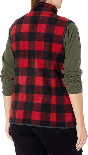 Vista 4 de Tienda Essentials - Chaleco de vellón polar suave, sin mangas y de corte clásico para mujer (disponible en tallas extragrandes)