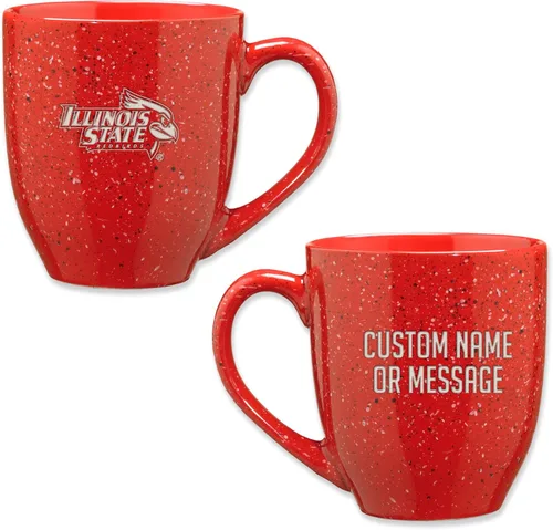 Vista 121 de Rico Industries NCAA UCLA Bruins Royal Blue - Taza de café de cerámica moteada grabada con láser de 16 onzas