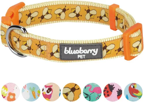 Vista 6 de Blueberry Pet 10+ Patrones Zoo Fun Collar de perro