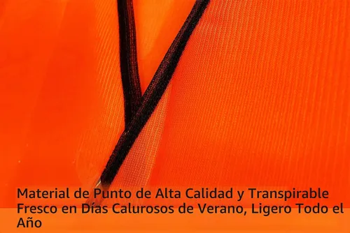 Vista 6 de PeerBasics Chaleco de seguridad de bolsillo Paquete a granel reflectante de alta visibilidad para hombres y mujeres Naranja