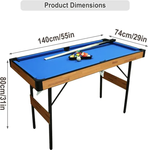 Vista 7 de Mesa de juego múltiple 3 en 1, mesa de juego combinada de 55 pulgadas con mesa de billar, ping pong, hockey de aire para arcade, bares, fiesta