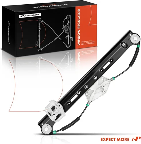 Vista 8 de Regulador de ventana A-Premium sin motor de reemplazo para BMW X3 E83 2004-2010 parte trasera izquierda, lado del conductor